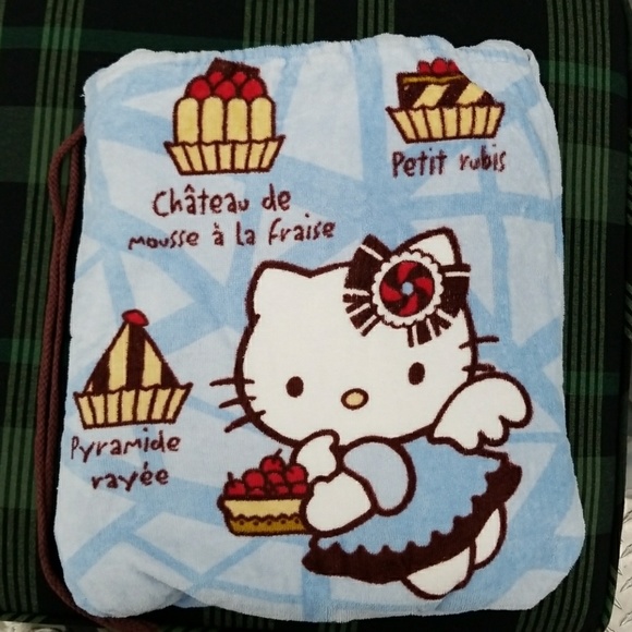 Hello Kitty Other - Hello Kitty beach towel with self pouch